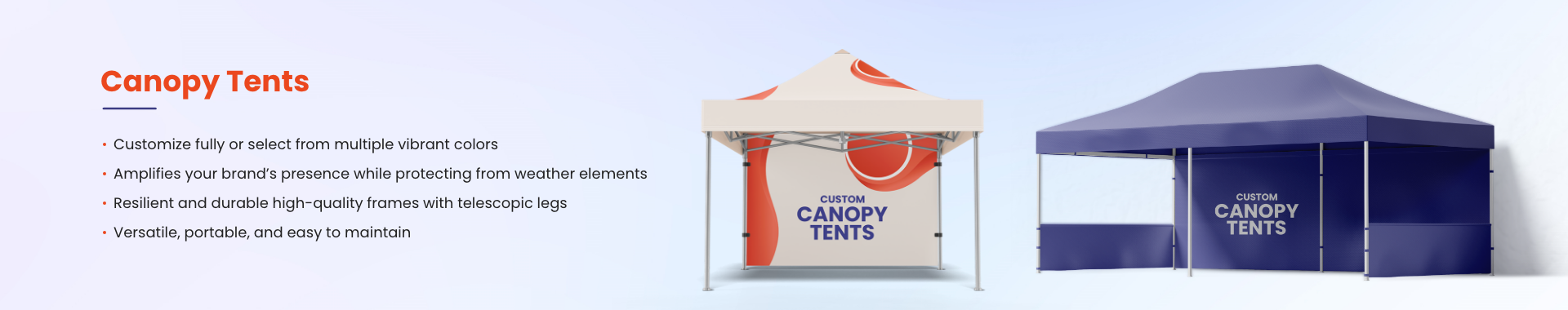 Category Banner Canopy- Tents US