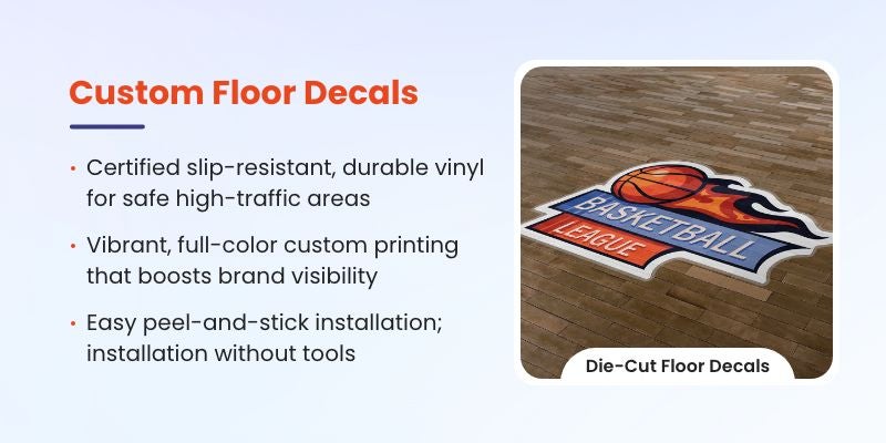 Custom Floor Decals Banner
