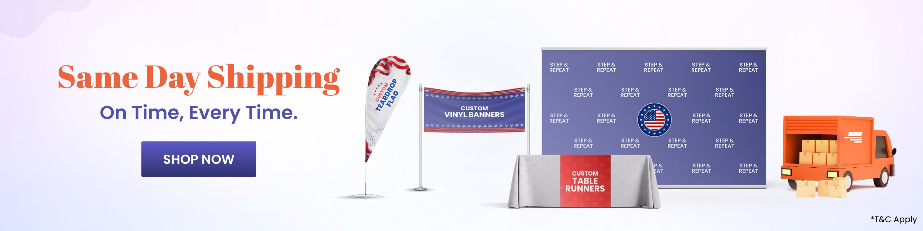 Same Day Shipping Banner