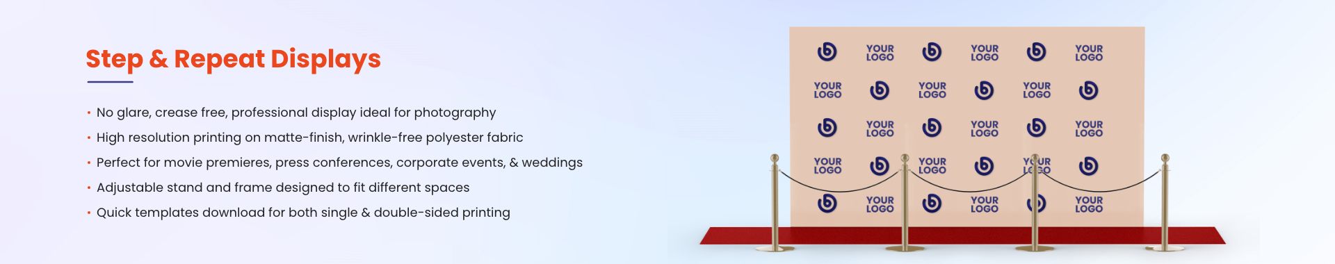 Category Banner Step-Repeat-Displays US
