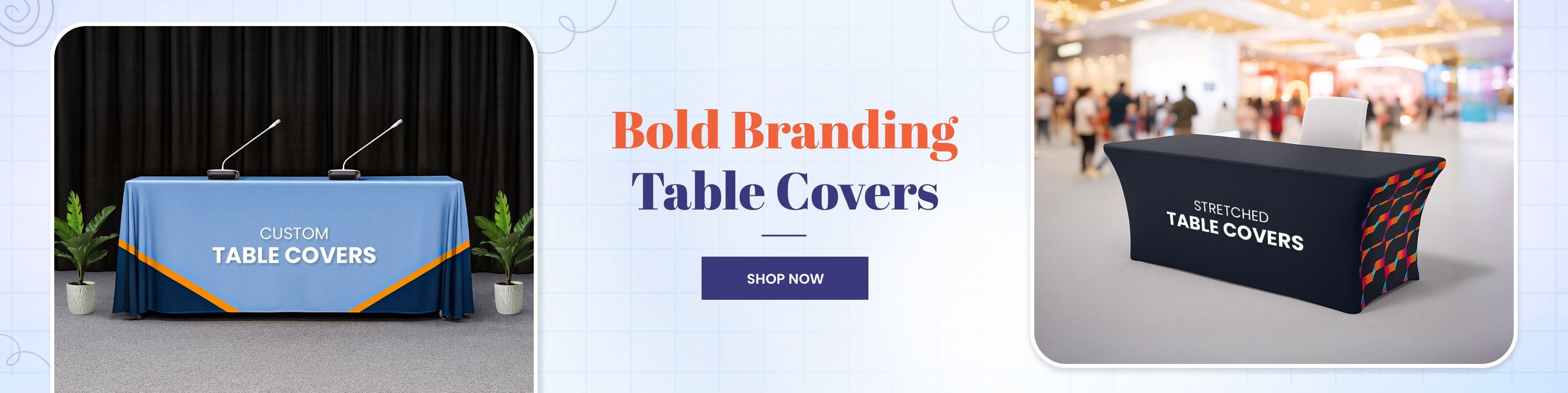 Table Covers for Bold Branding