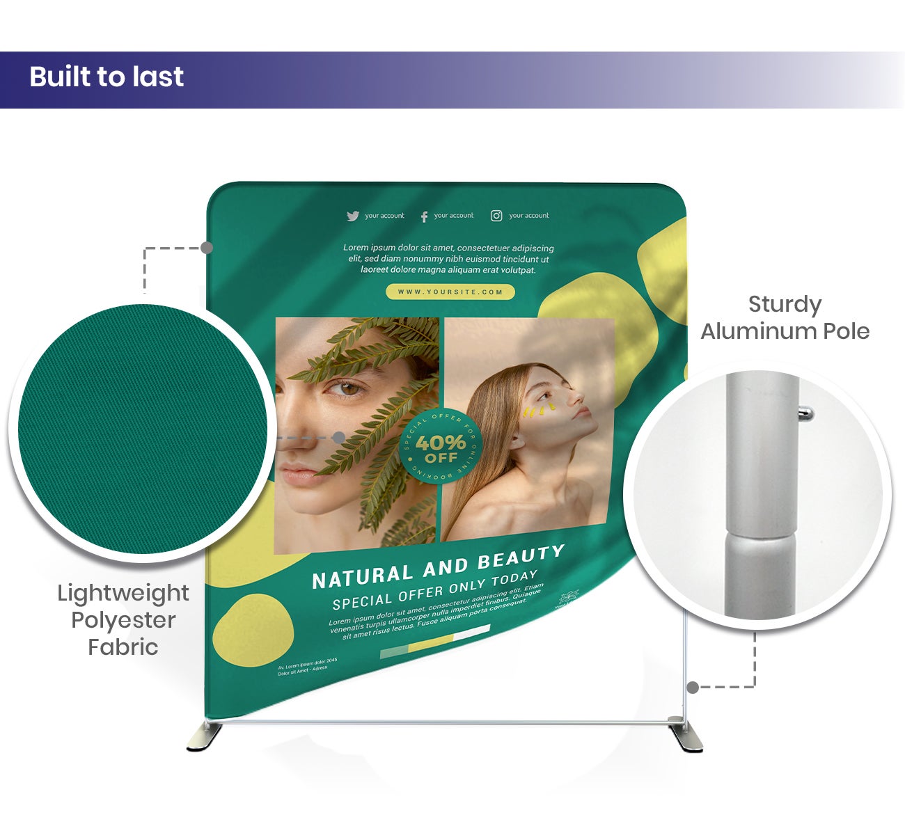 10 Ft Trade Show Booth - Design 5