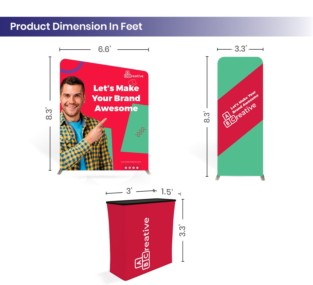 10 Ft Trade Show Booth - Design 6