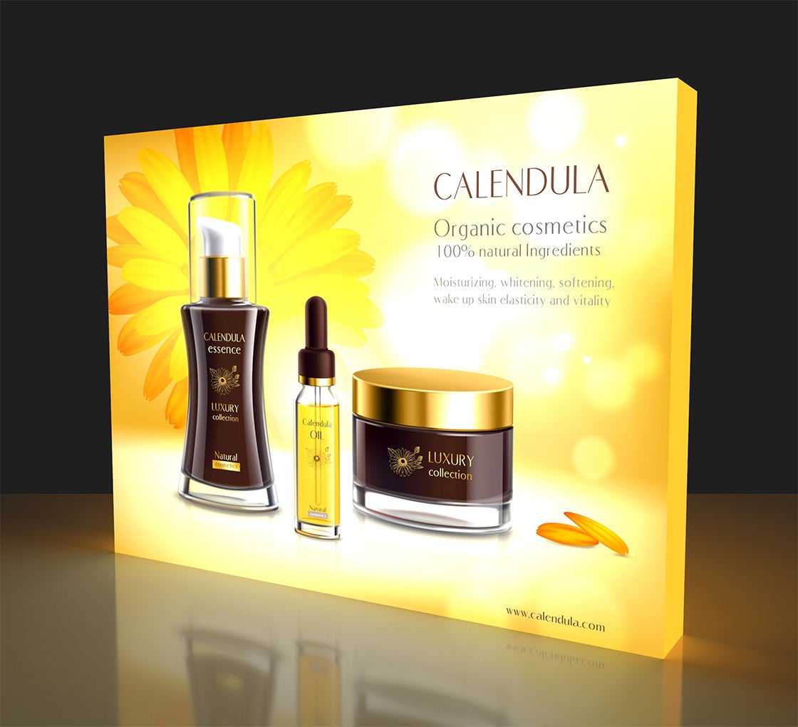 SEG Backlit LED Pop-Up Display