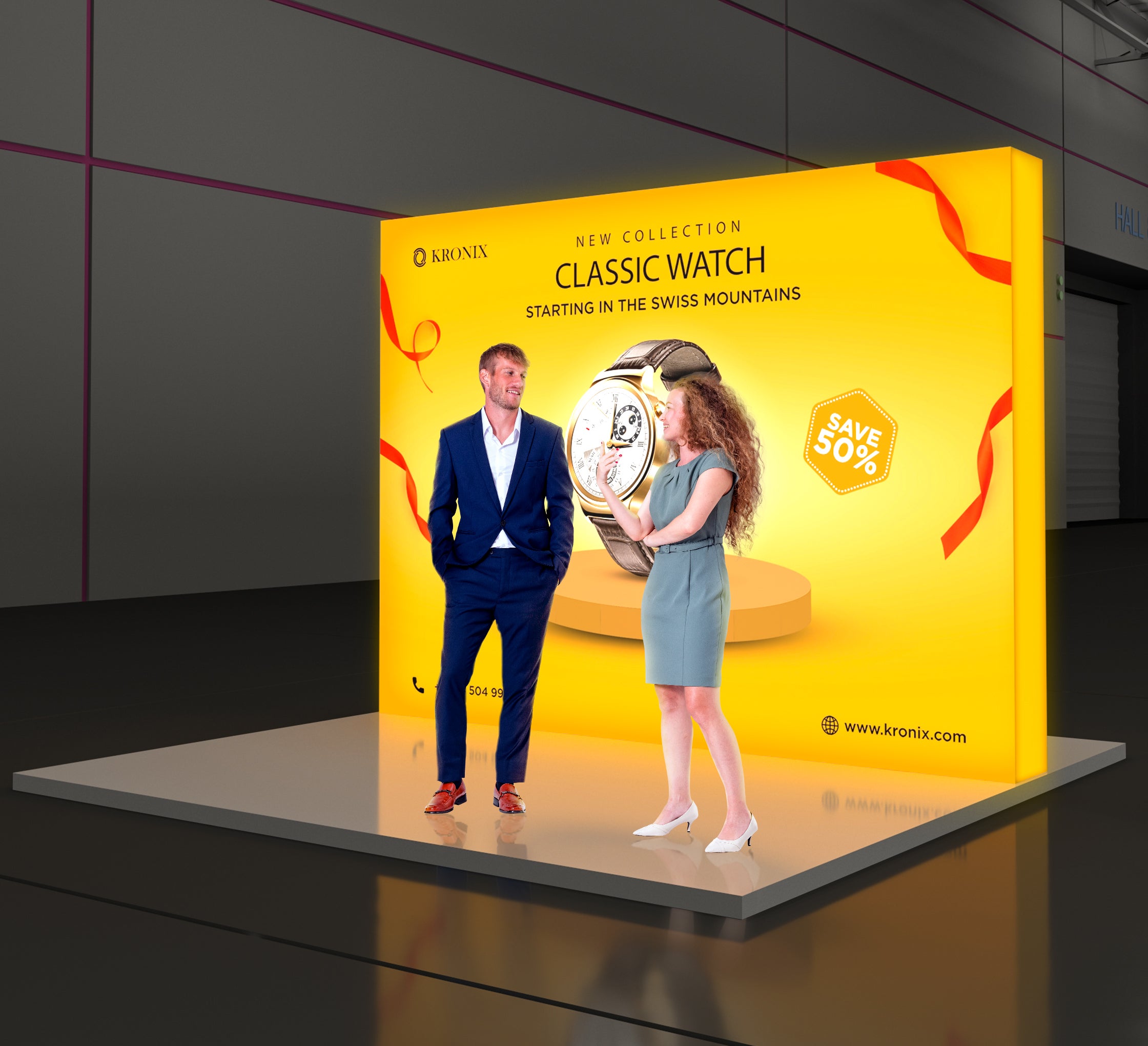 SEG Backlit LED Pop-Up Display | BannerBuzz US