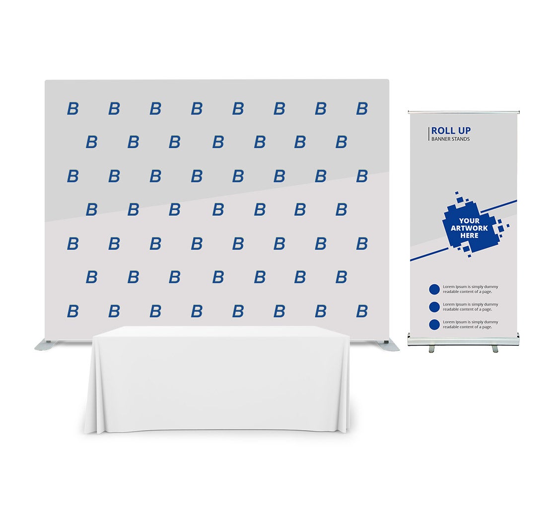 10 Ft Adjustable Background Banner Stand Backdrop Exhibitor Expanding