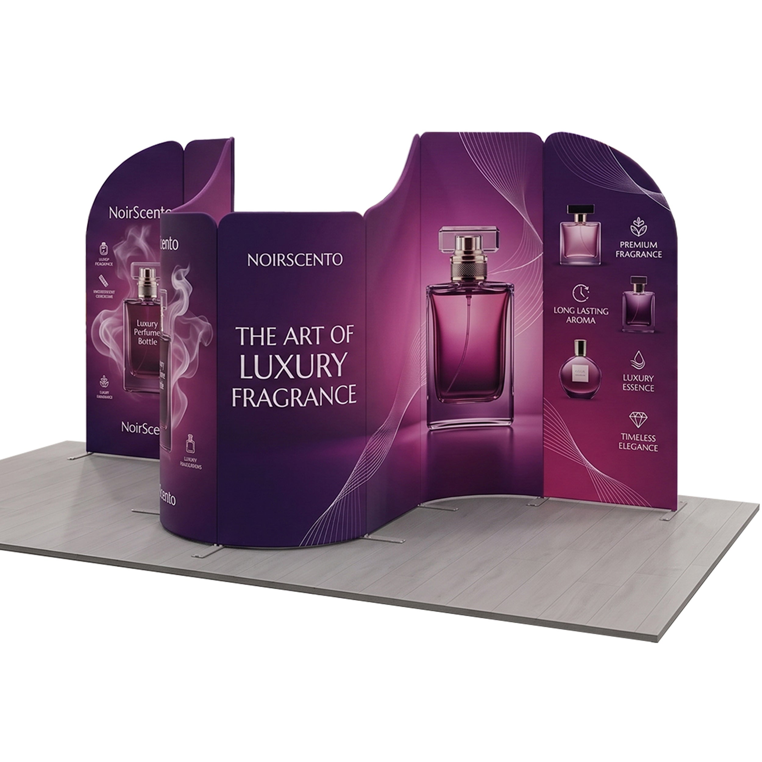 13 ft magnetic modular fabric displays design 11 45 degree