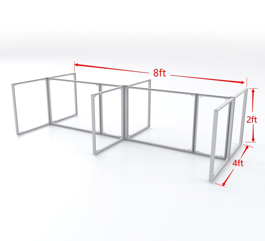 SEG Desktop Dividers - 4 Desk