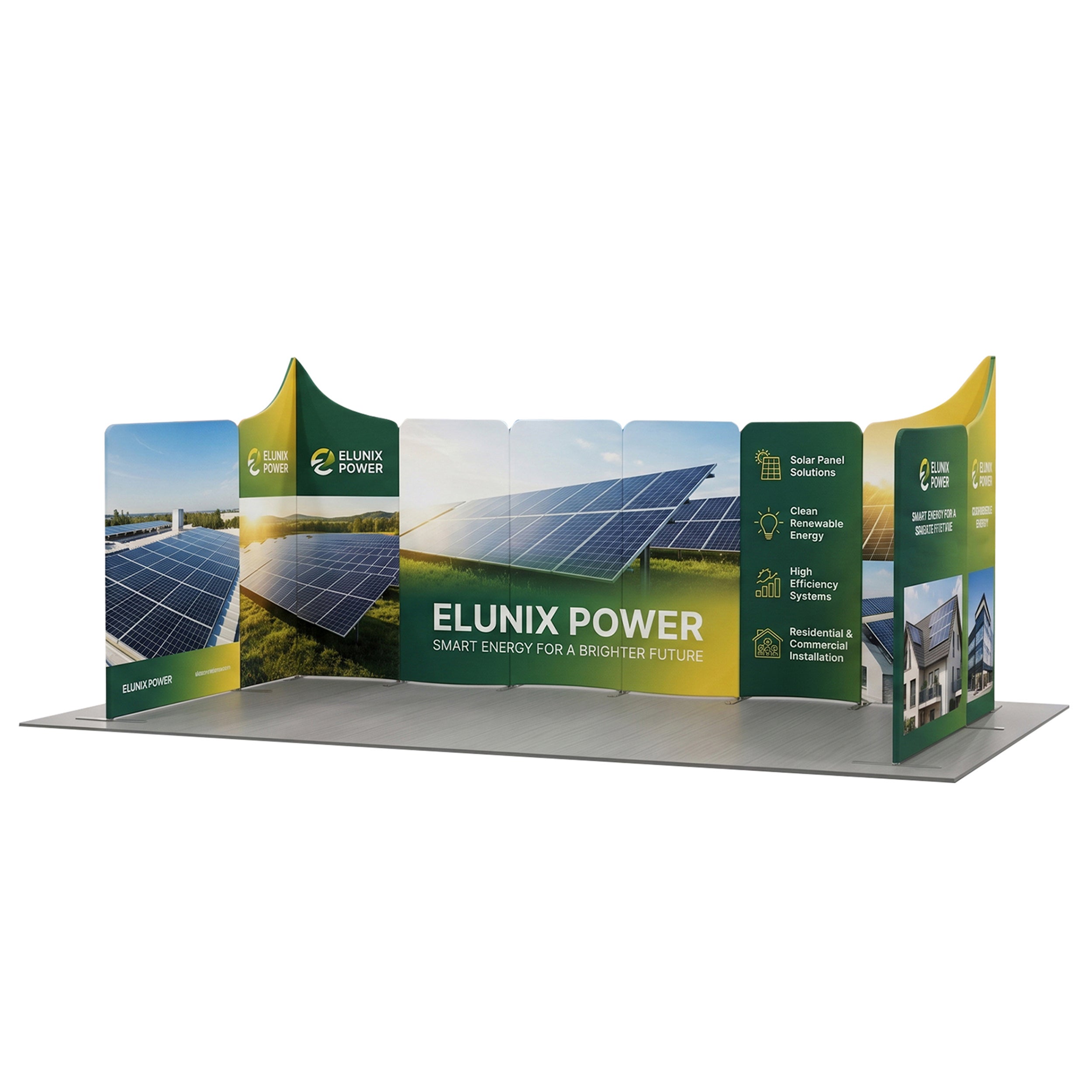 20 ft magnetic modular fabric displays design 22 45 degree