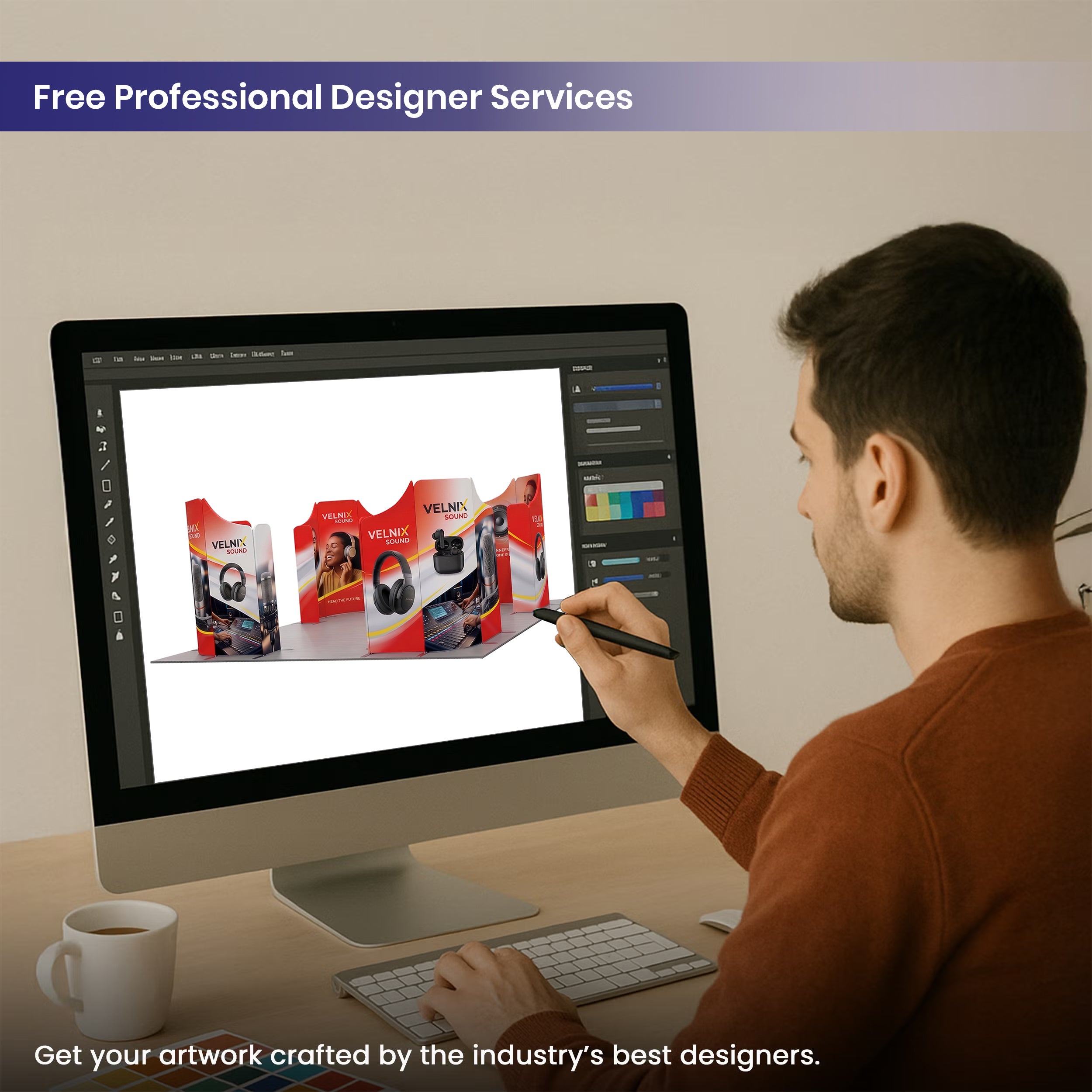 20 ft magnetic modular fabric displays design 25 free design service