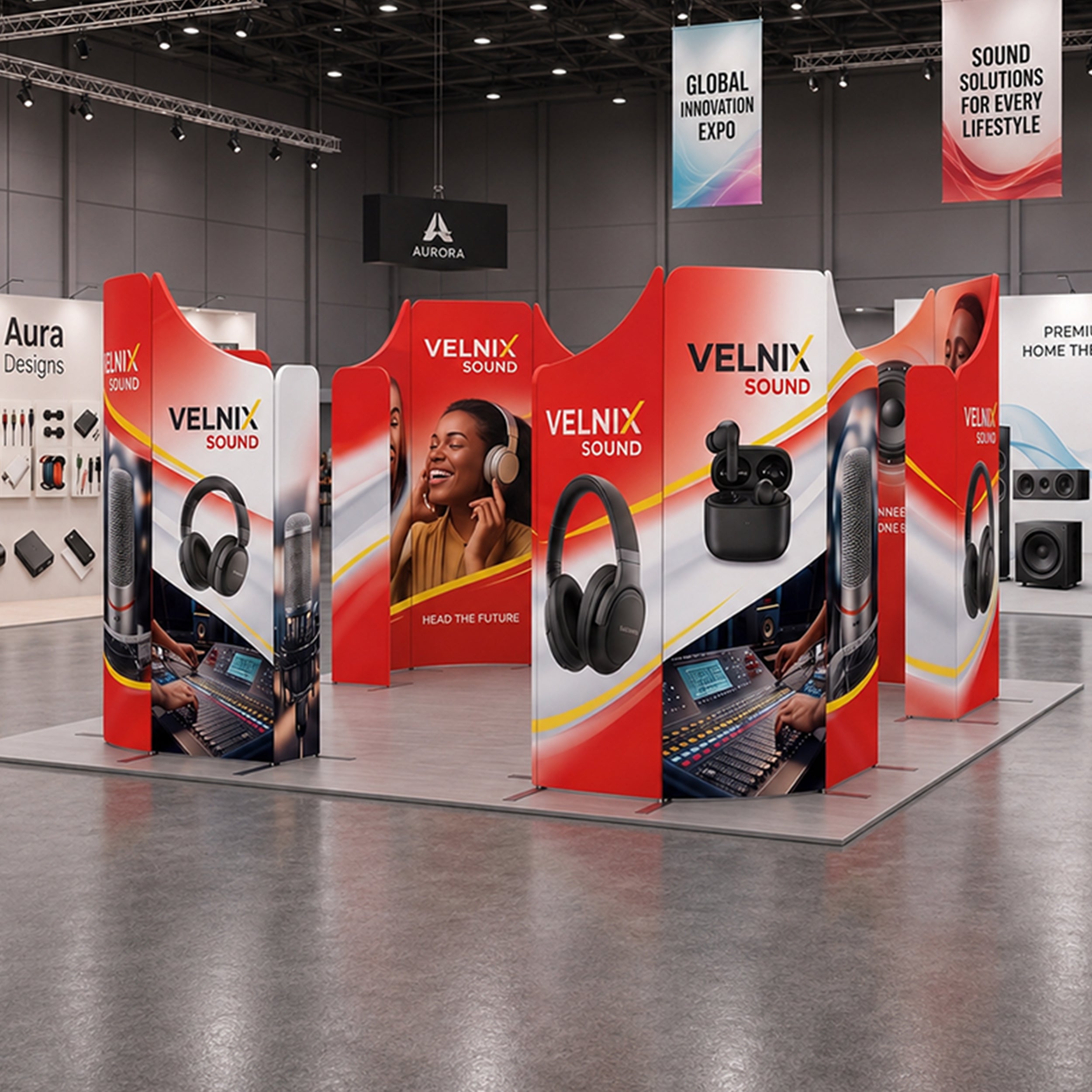 20 ft magnetic modular fabric displays design 25 lifestyle