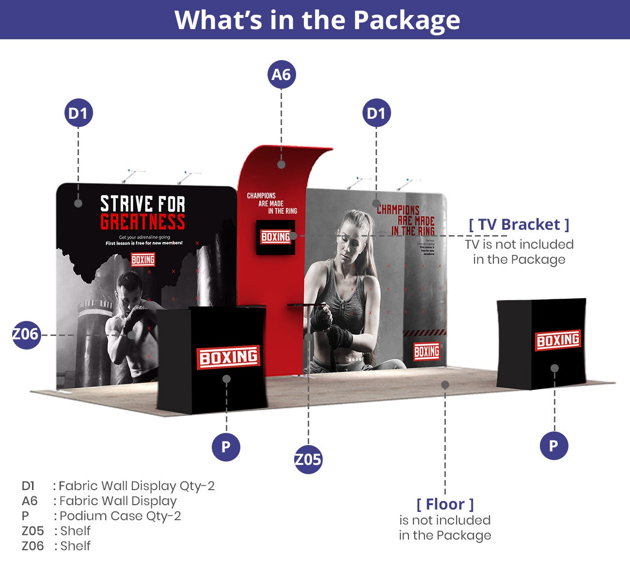 Buy 20 Ft Trade Show Booth - Design 9 |BannerBuzz