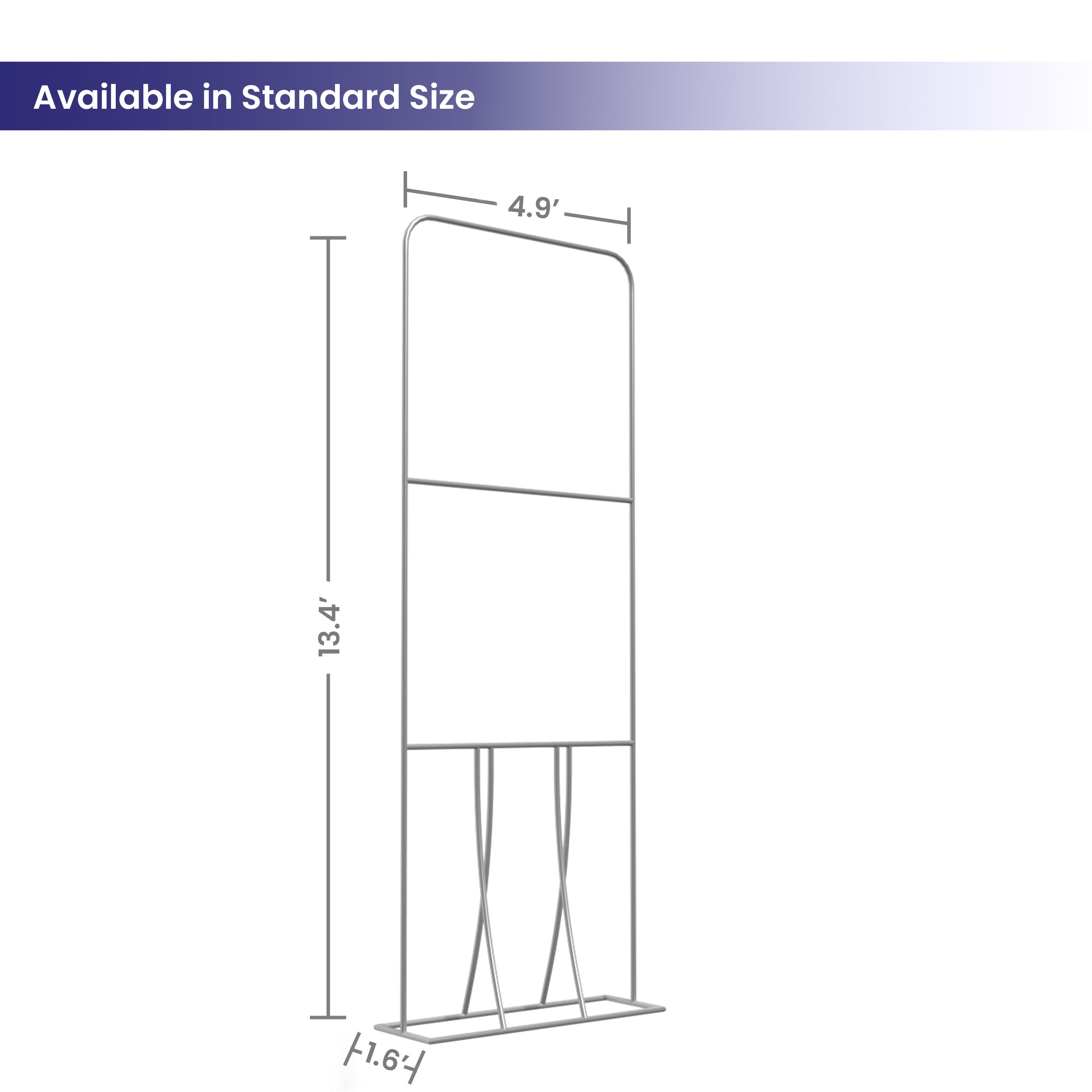 3D Tension Fabric Media Wall Available in Standard Size BBEXPO3DTEN03_5_US
