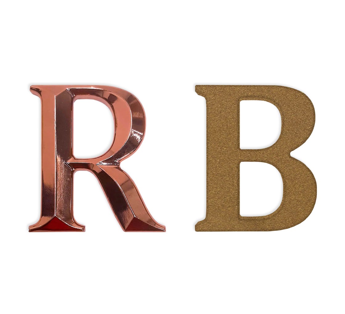 Aluminium Letters and Numbers