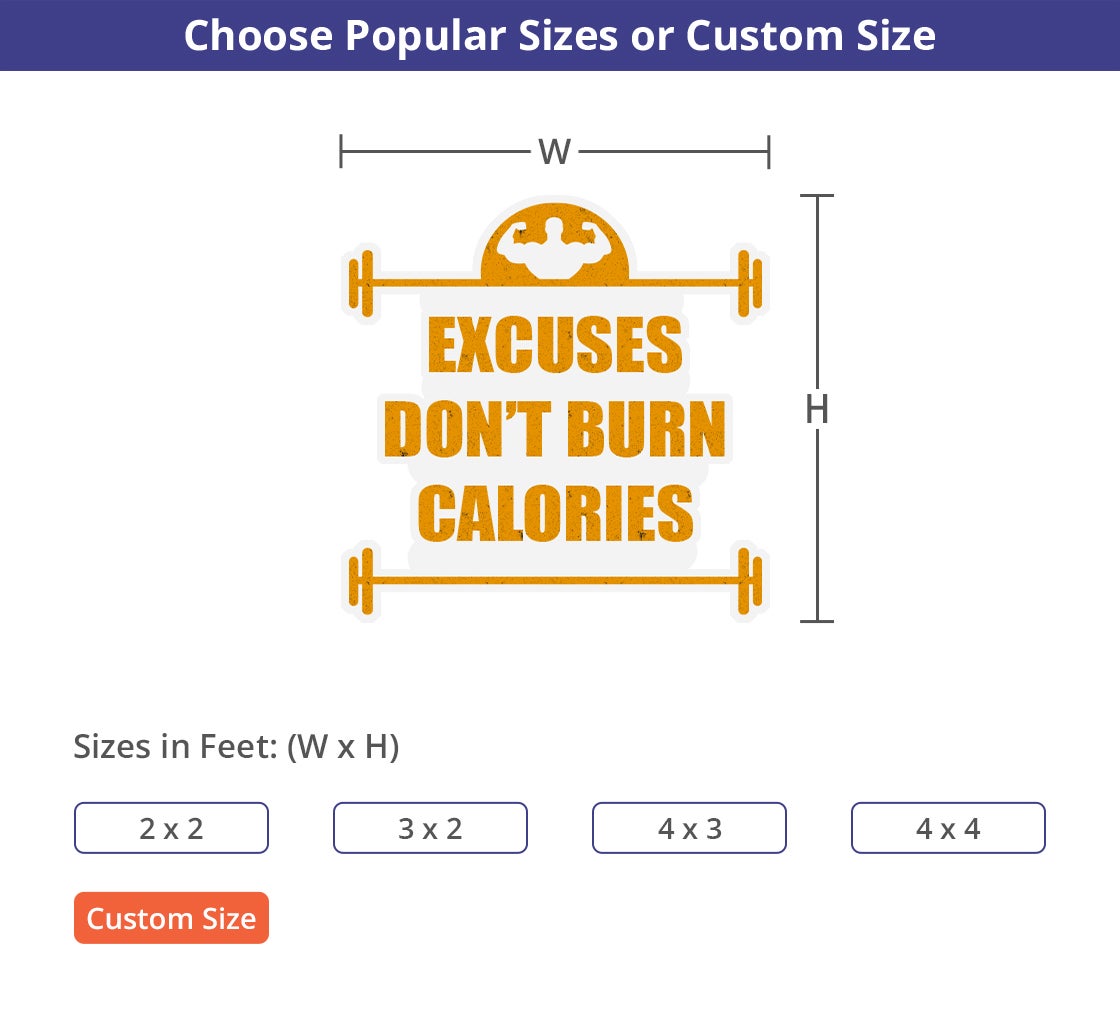 Die-Cut Floor Decals