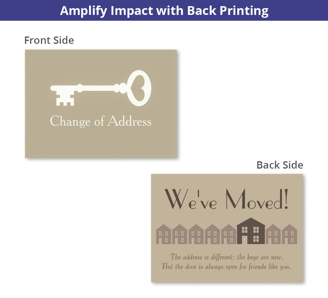 Shop for Flat Change of Address Cards | BannerBuzz