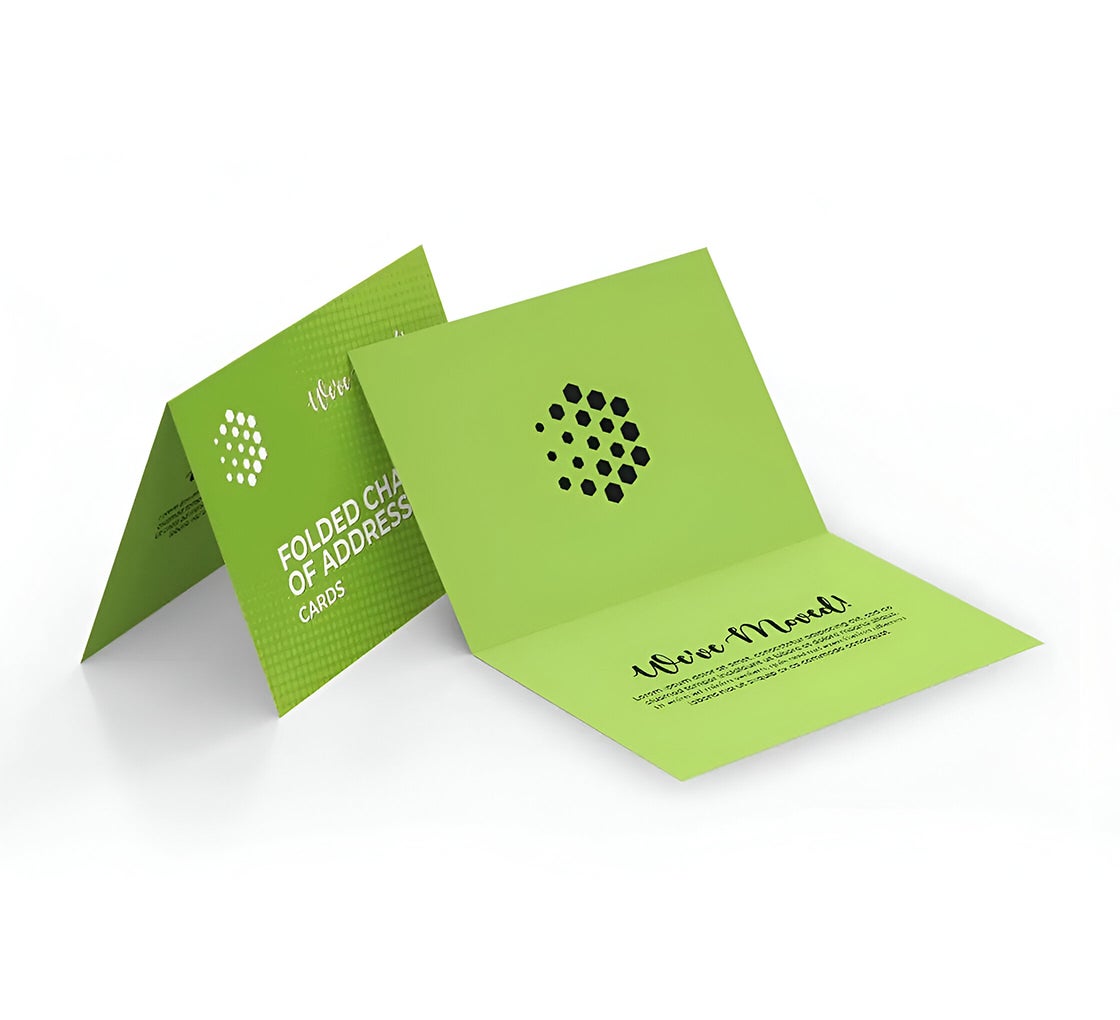 Folded Change Of Address Cards