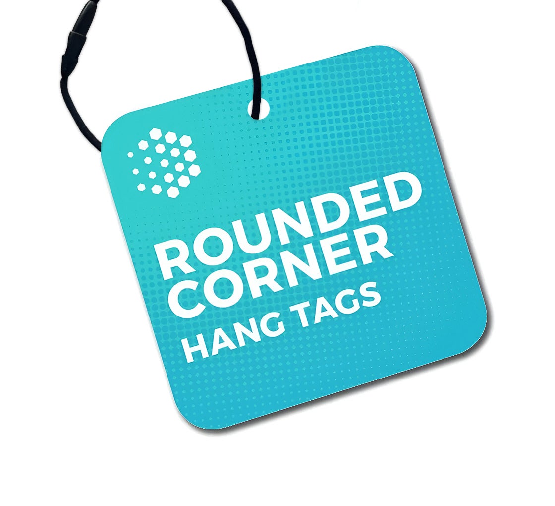 Rounded Corner Hang Tags