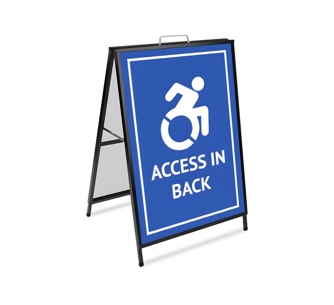 Handicap Metal A Frames