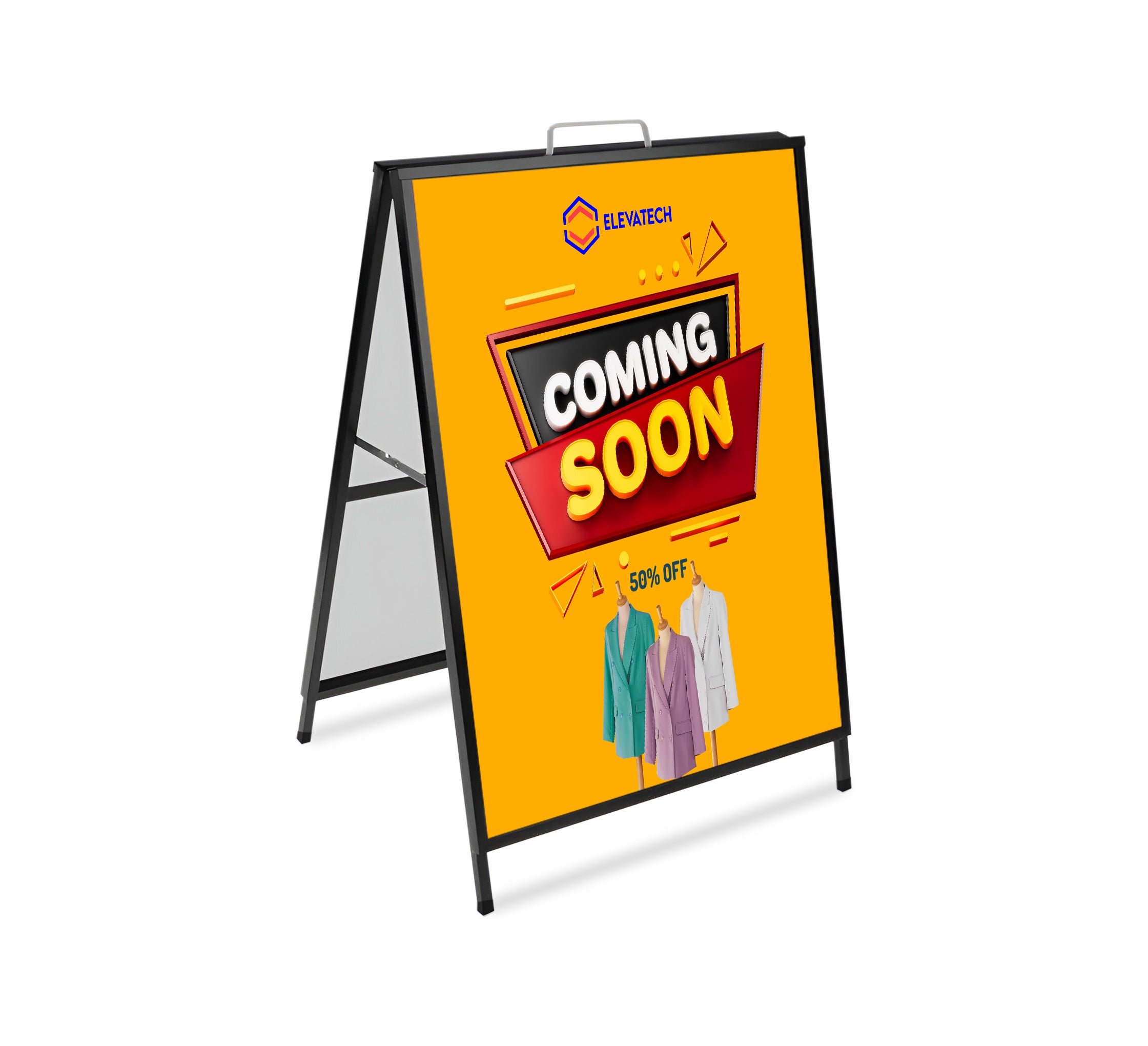 Coming Soon Metal A Frames