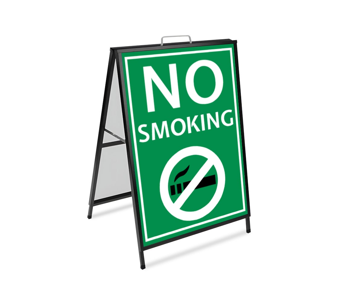 No Smoking Metal A Frames