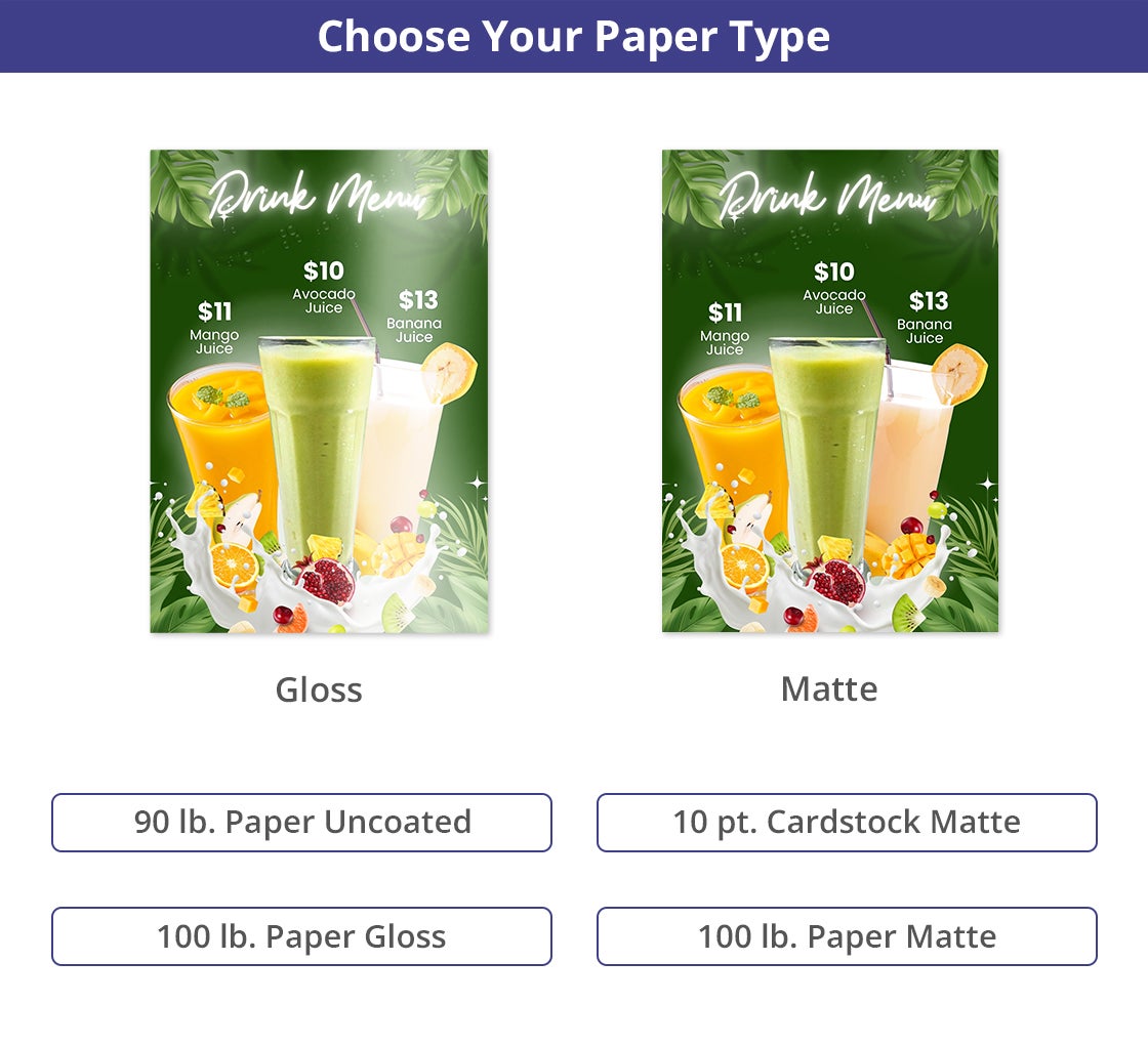 Take-Out Menu Printing | Custom Printed Menus | BannerBuzz