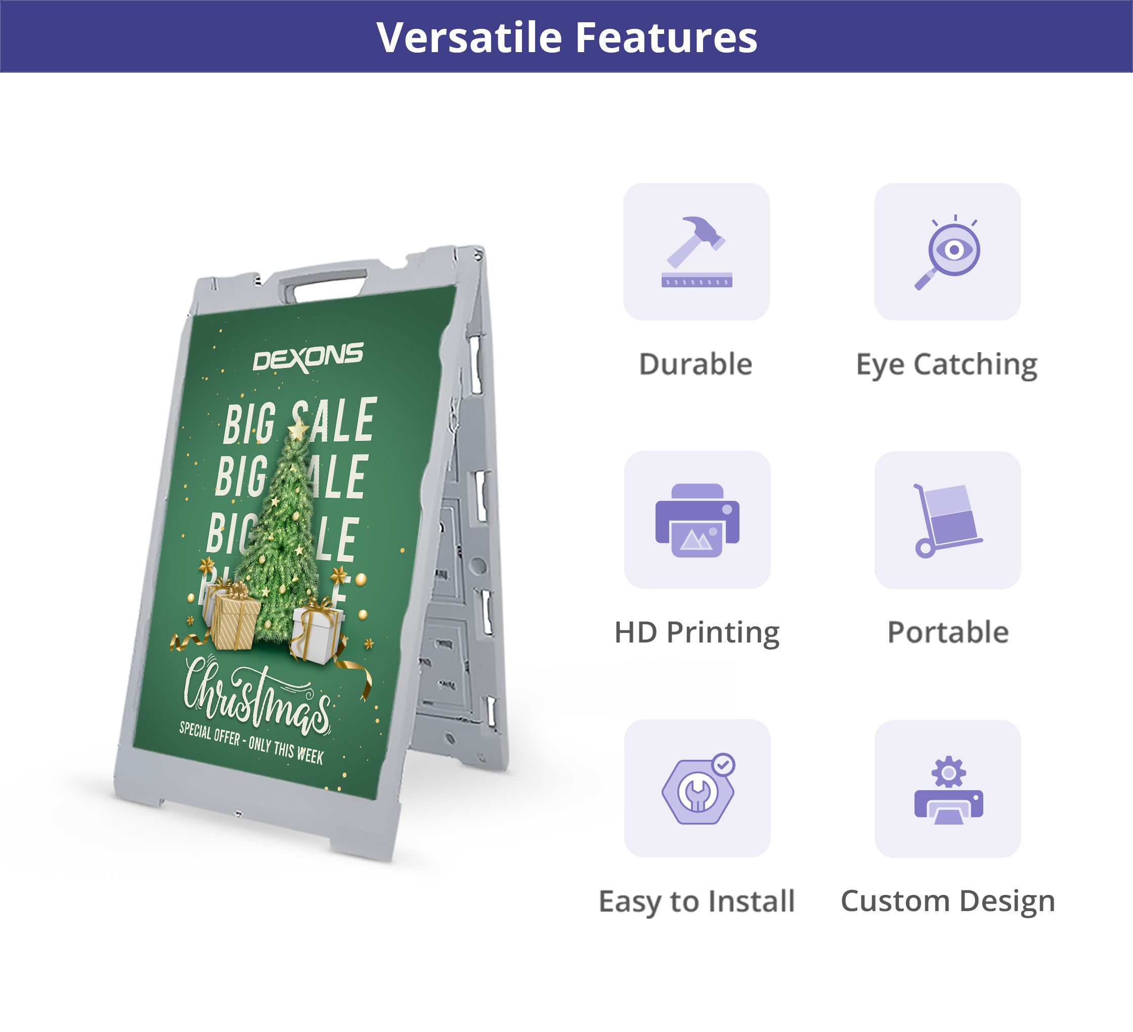 Buy Signicade Deluxe White at Best Prices | BannerBuzz