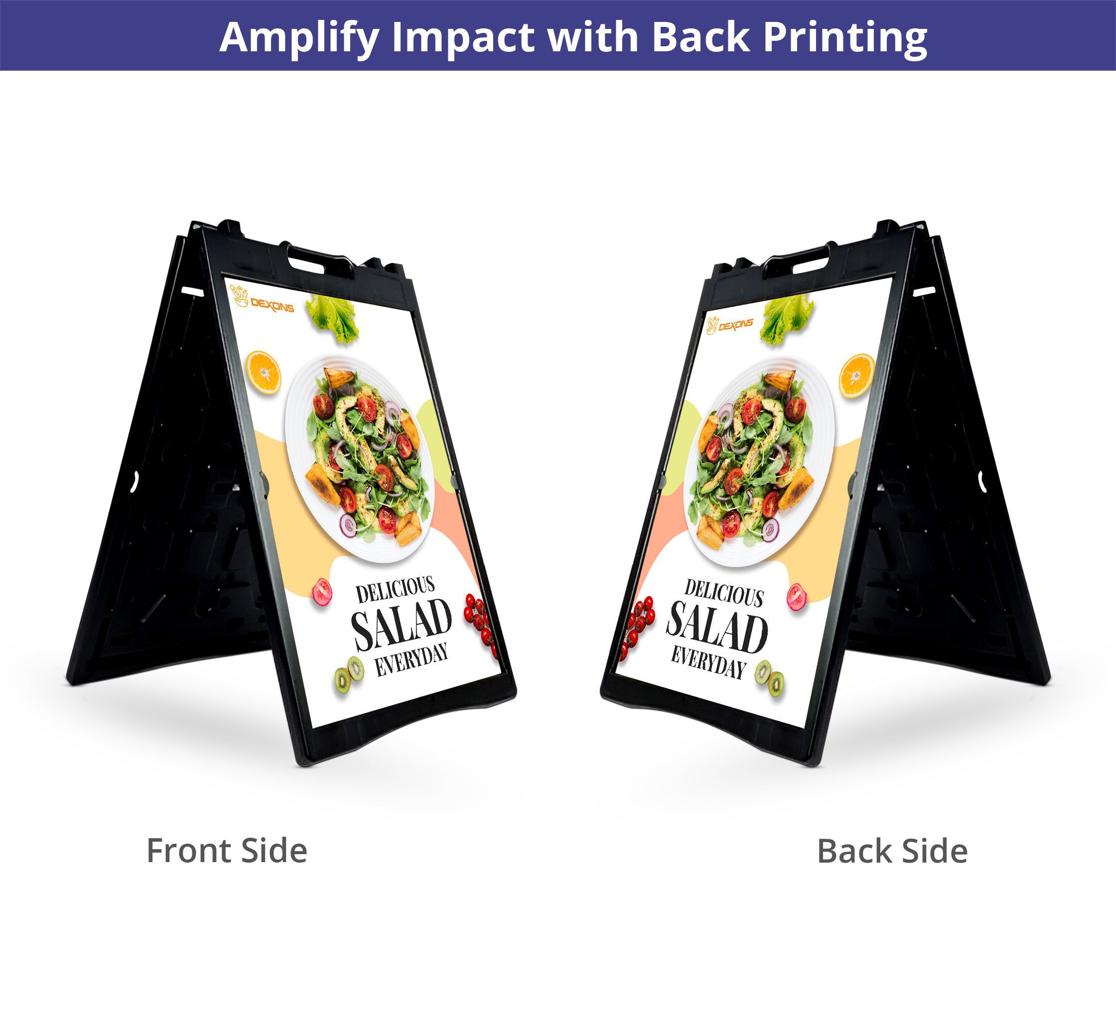 Black Plasticade Signicade for Outdoor & Indoor - BannerBuzz