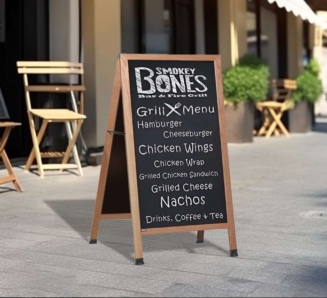Shop for Chalkboard Sidewalk Signs | BannerBuzz