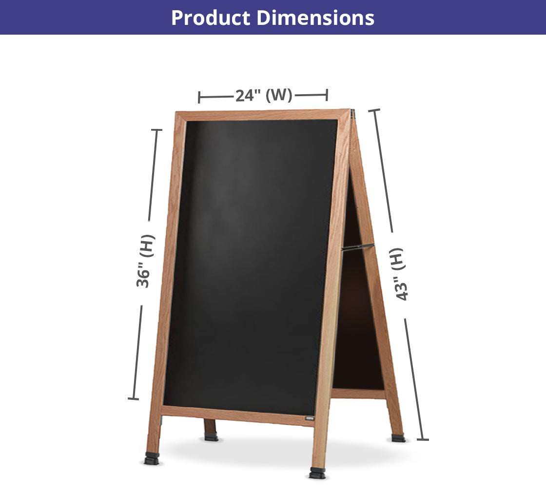 Shop for Chalkboard Sidewalk Signs | BannerBuzz