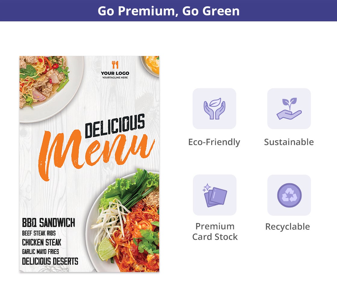 Print Custom Menu for your Restaurant at the Best Prices | BannerBuzz