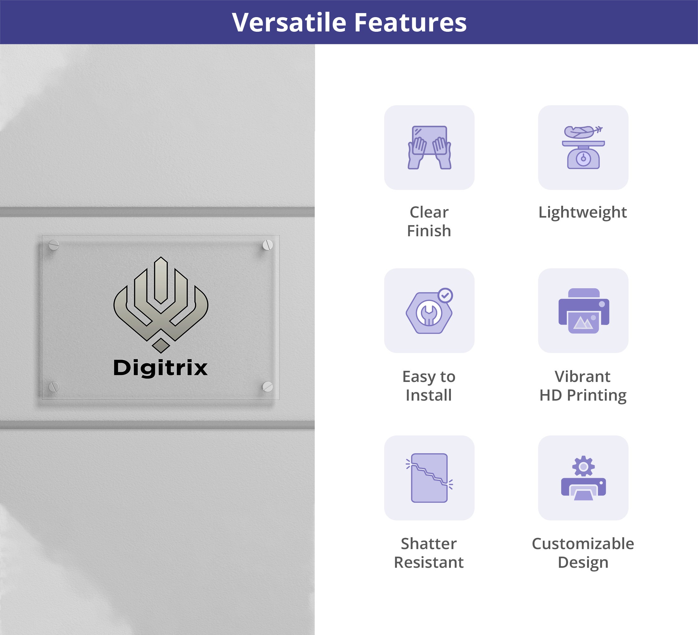 Custom Clear Acrylic Signs | Outdoor Letters | BannerBuzz, image size:2240x2040