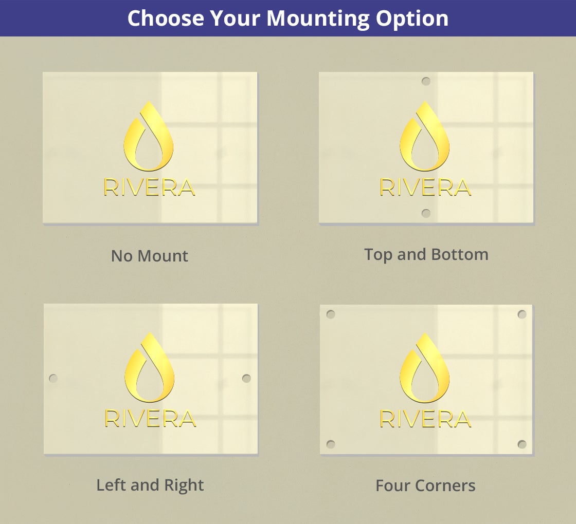 Clear Acrylic Signs
