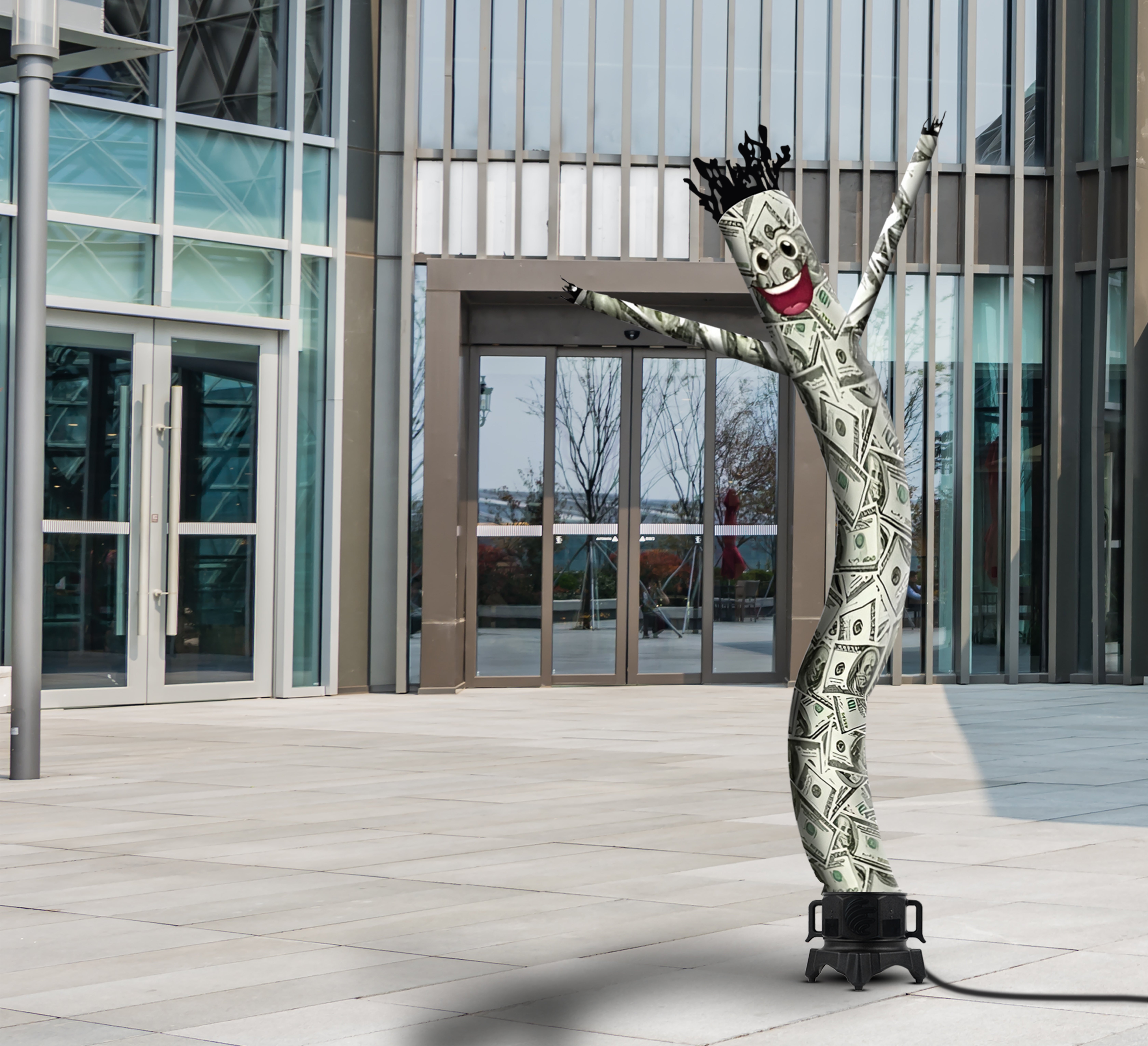 Billionaire Inflatable Tube Man Character 