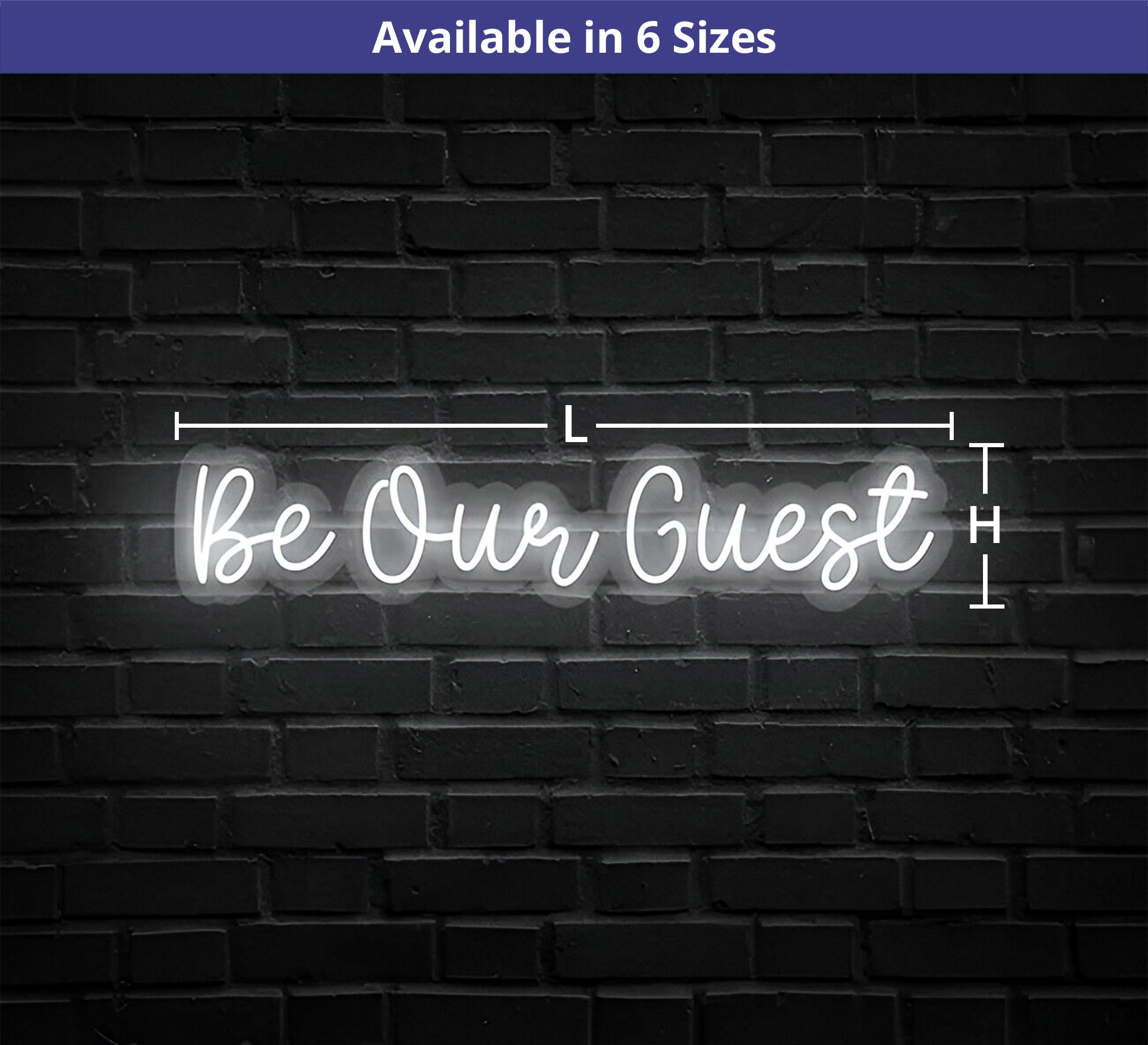 Be Our Guest Neon Sign