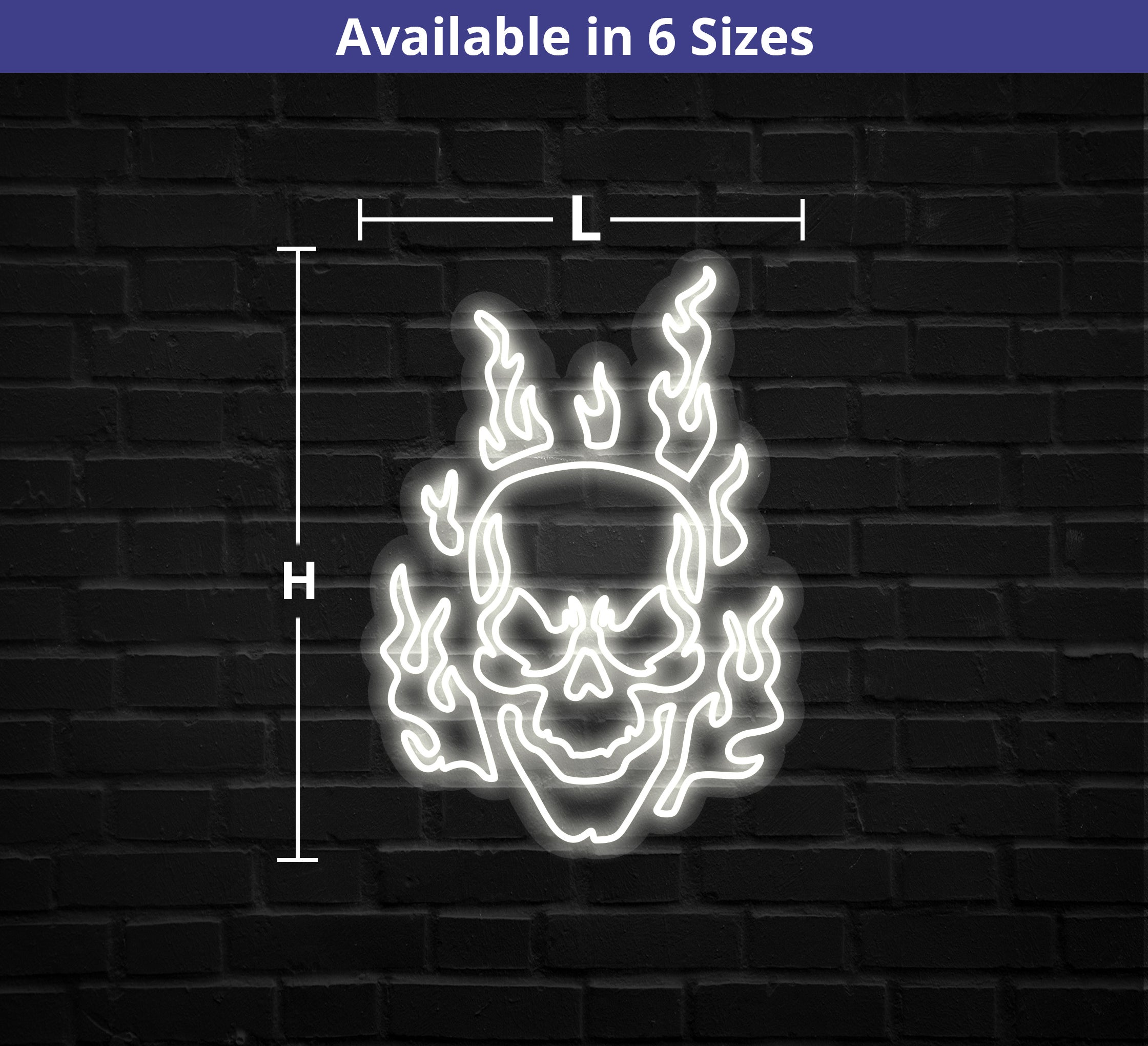 Skull Neon Sign