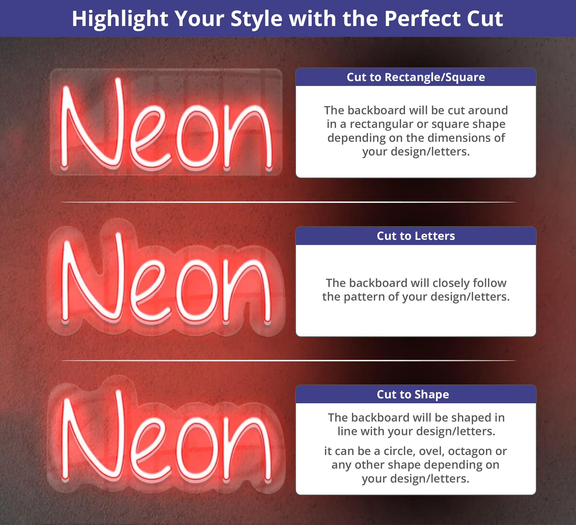 Don't Think Over Neon Sign