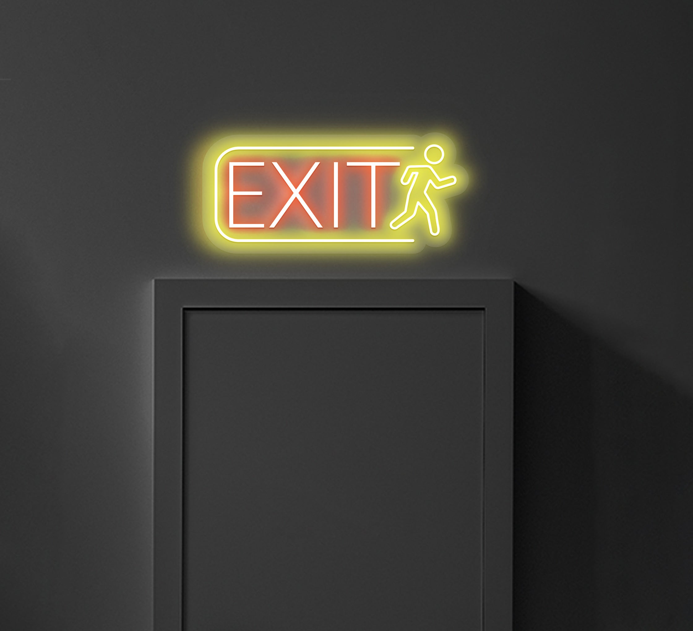 Exit Neon Sign