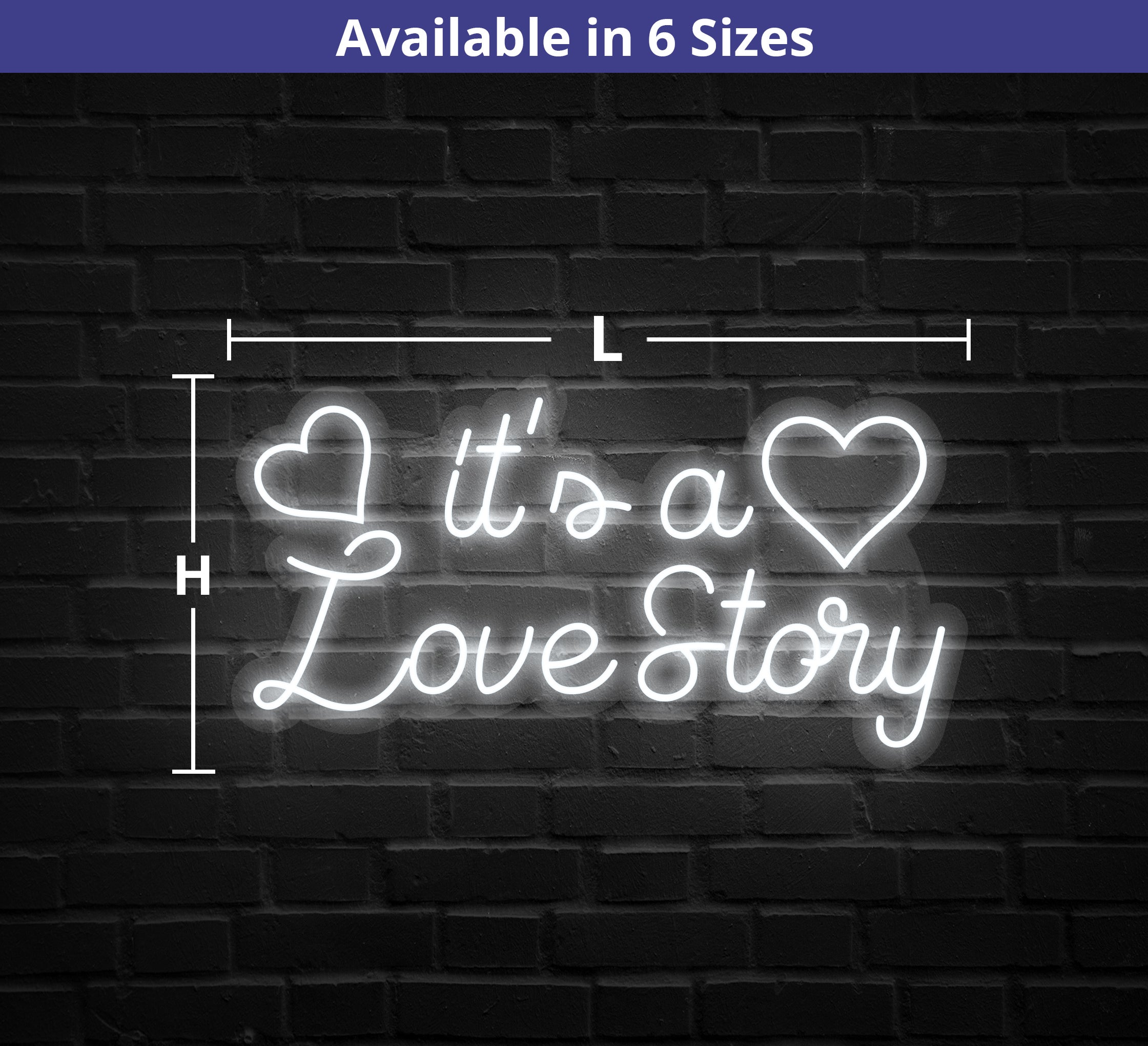 It's a love Story Neon Sign