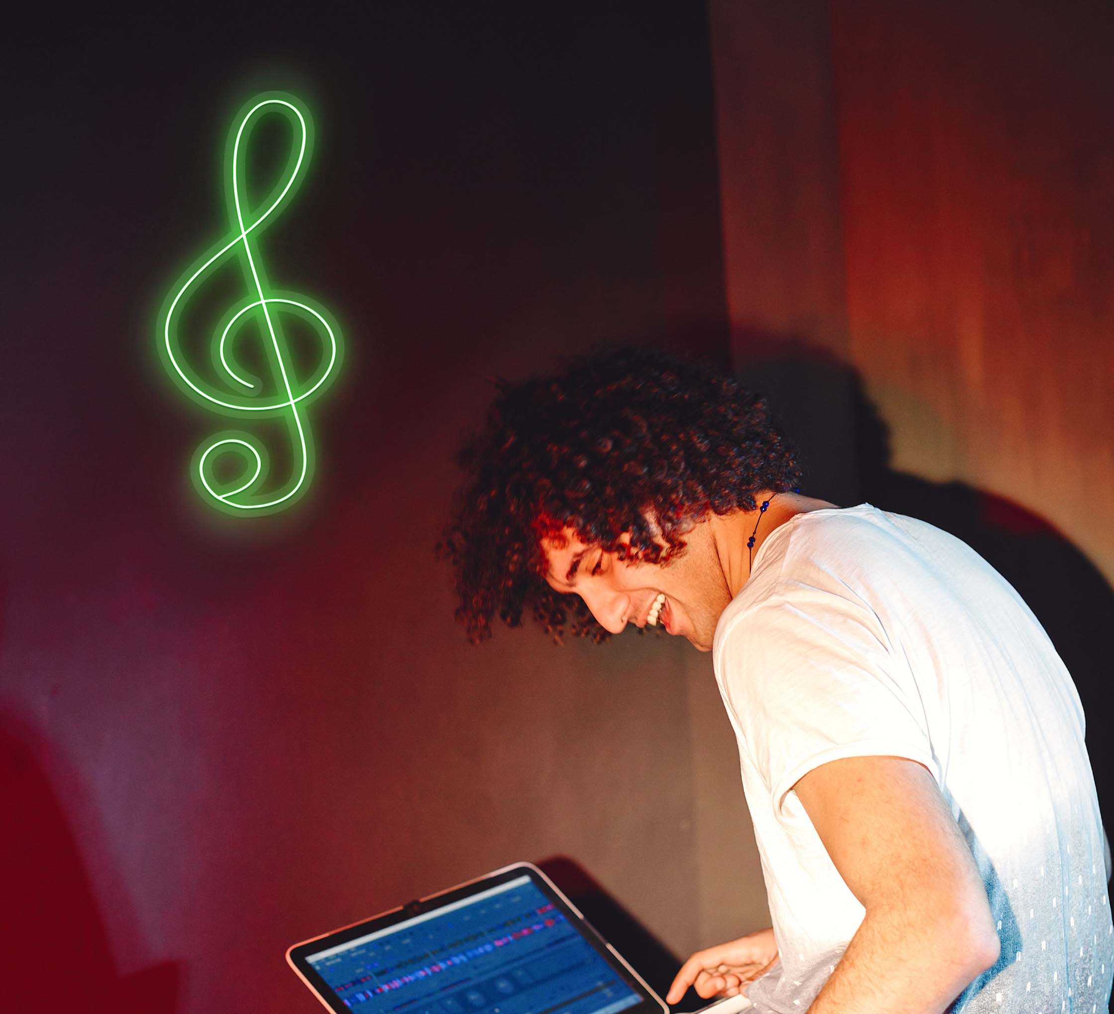 Music Note Neon Sign