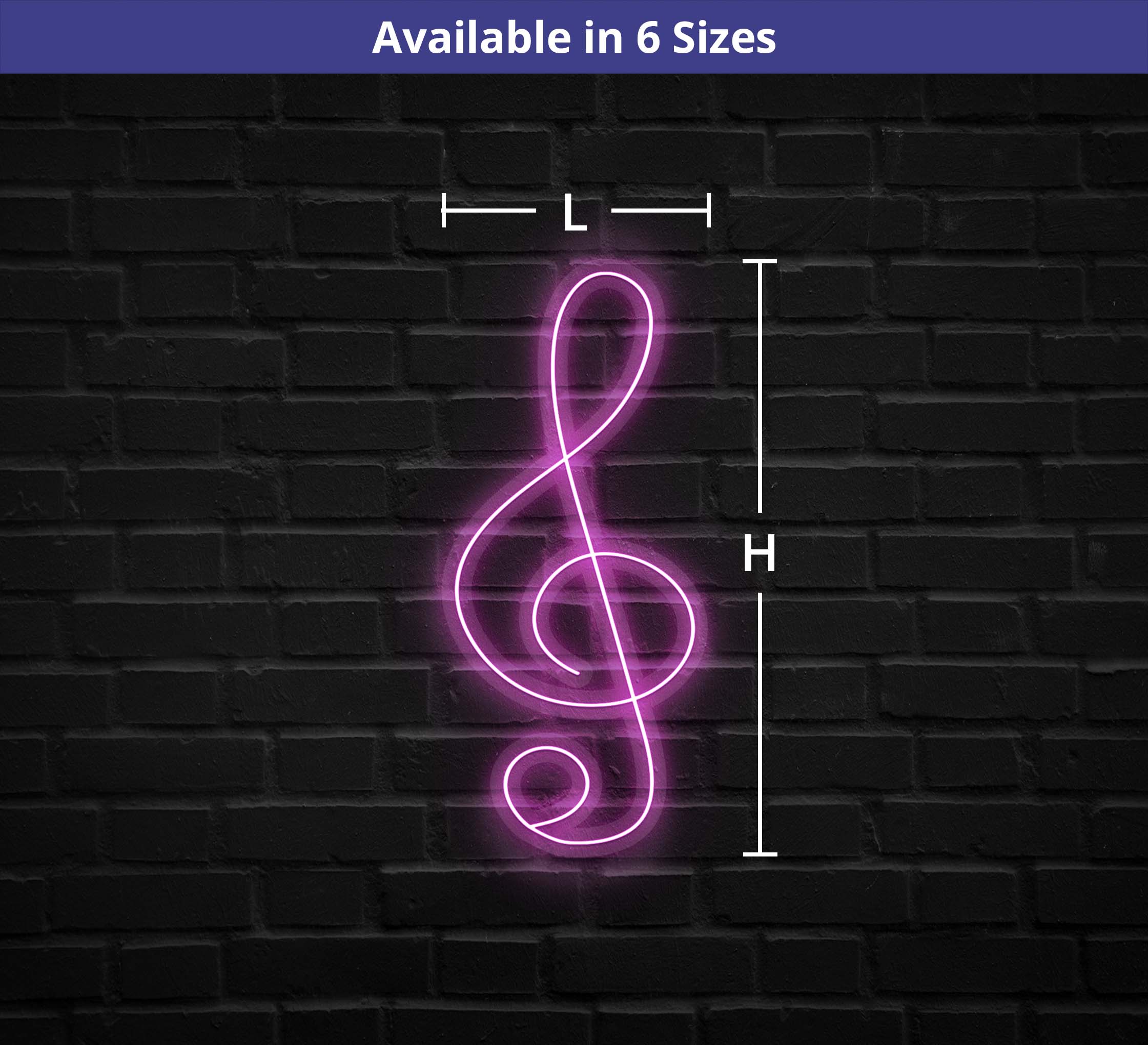Music Note Neon Sign