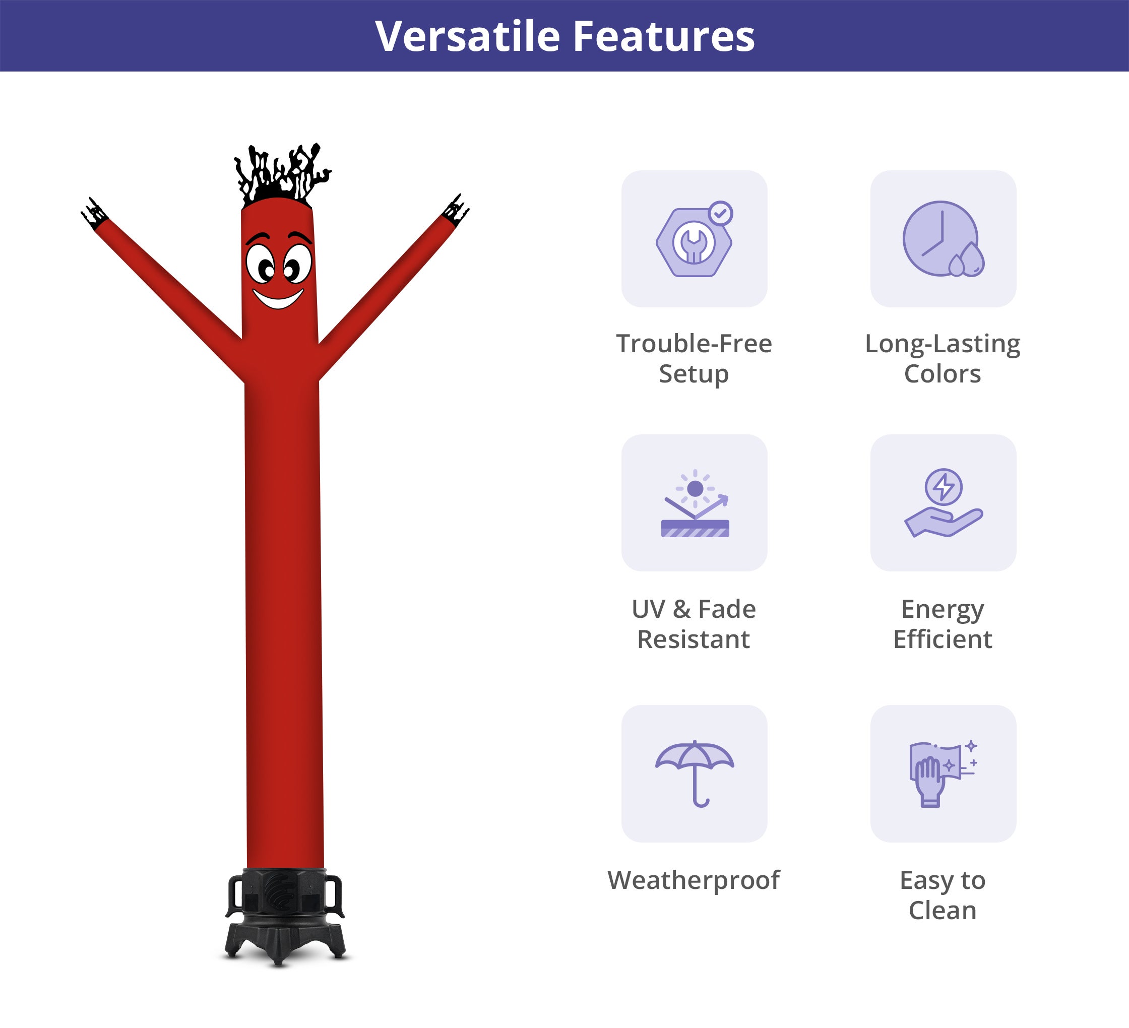 Buy Red Inflatable Tube Man - Save up to 20% | BannerBuzz