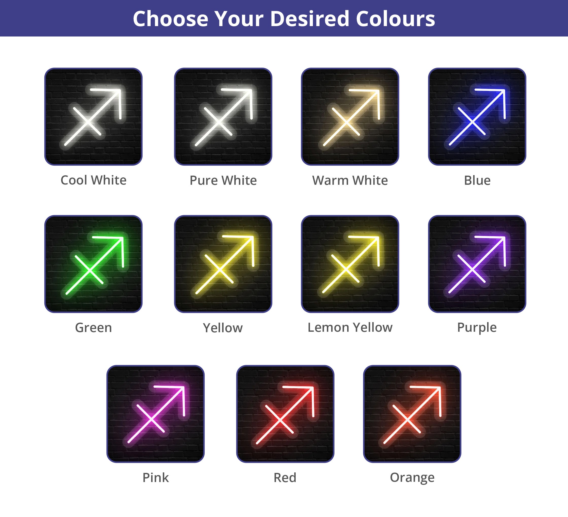 Sagittarius Neon Sign