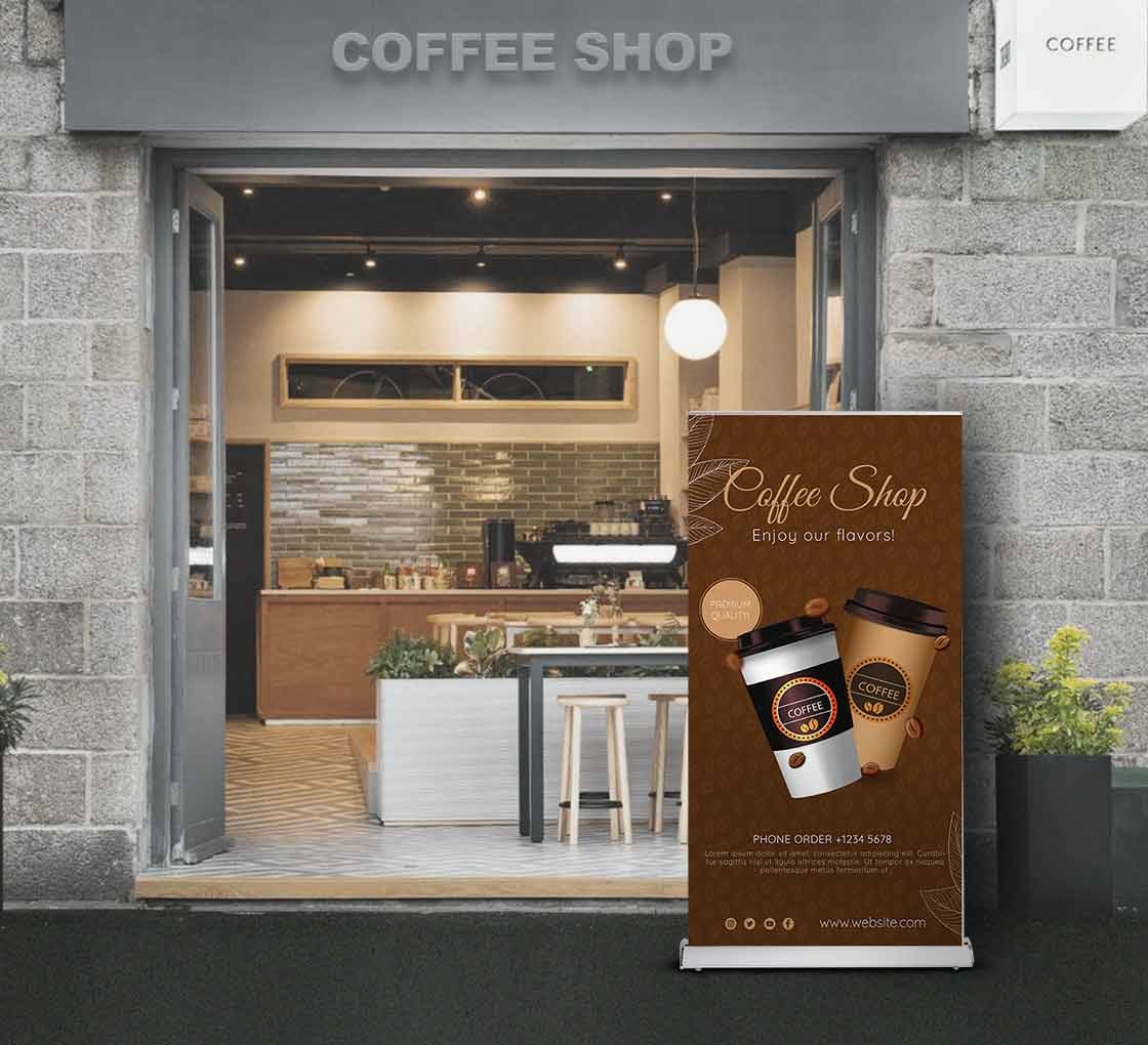 Baby Step 36'' Retractable Banner Stand