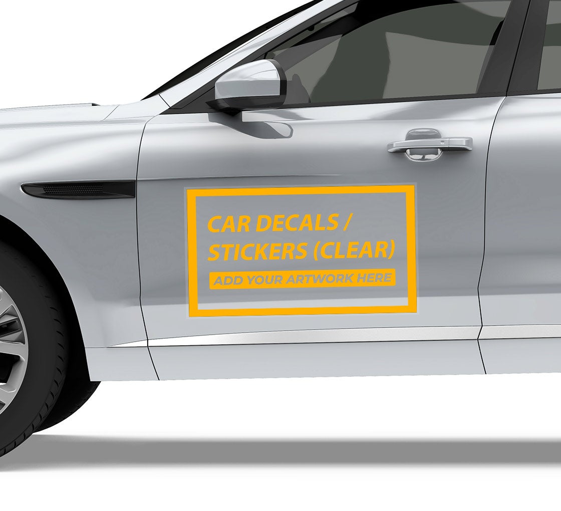 Car Decals / Stickers (Clear)
