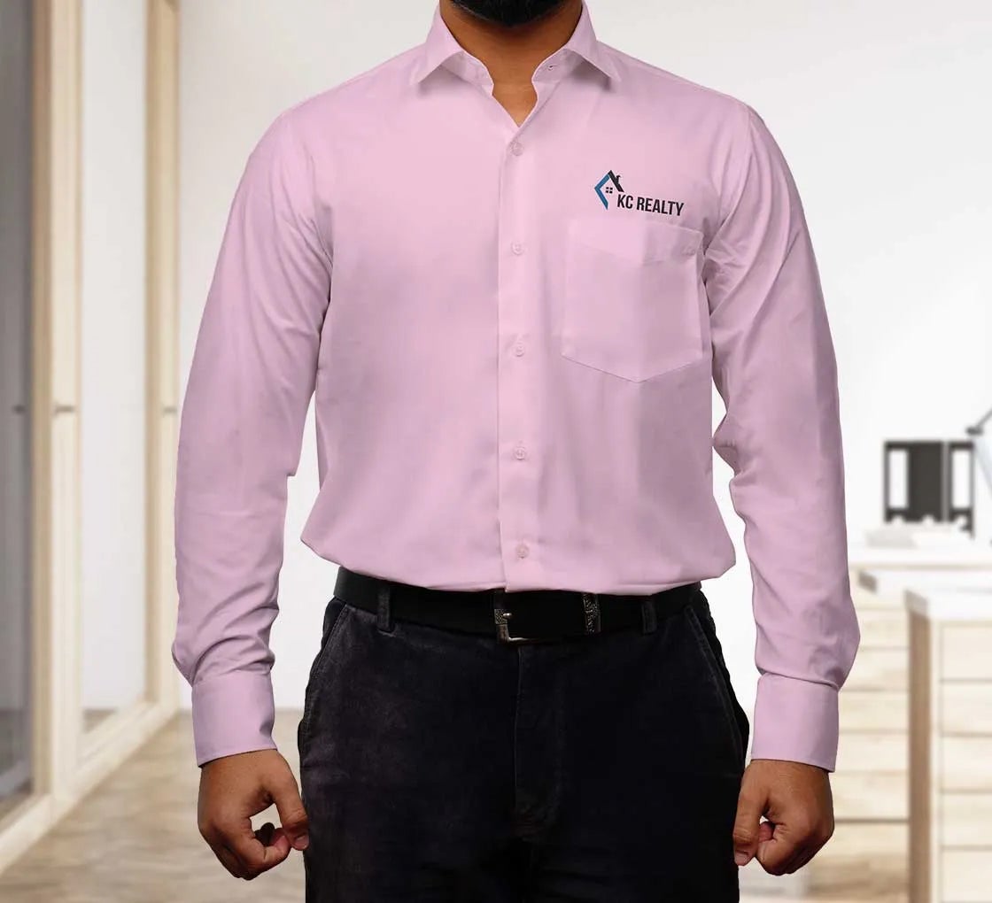 formal dress pink shirt The Essential Solid Lite Pink Men's Dress Shirt 18 34/35 / French Cuffs / Pink