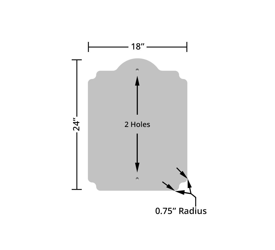 Social Distancing Playground Rules Aluminum Sign (EGR Reflective)