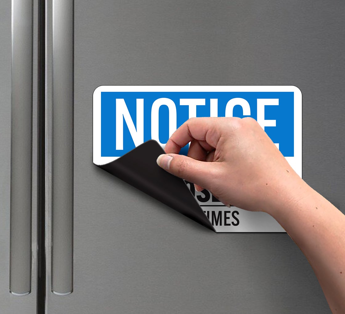 Keep This Door Closed Magnetic Sign (Non Reflective)