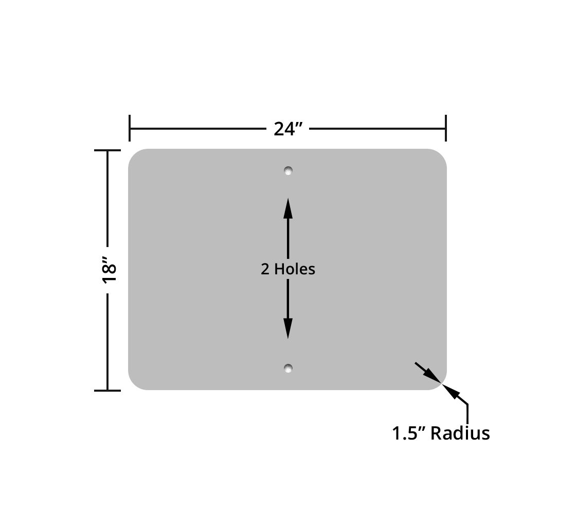 Bilingual No Skateboarding Aluminum Sign (EGR Reflective)