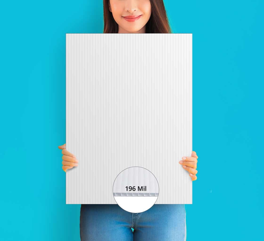 Please Pull Forward As Far As Possible Corflute Sign (Reflective)